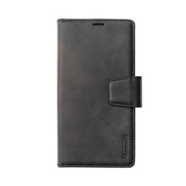 iPhone 14 Plus Magnetic Flip Wallet Case Cover with Drop-Resistant PU Leather, Multiple Card Holder Slots & Secure Front Screen Cover - Black